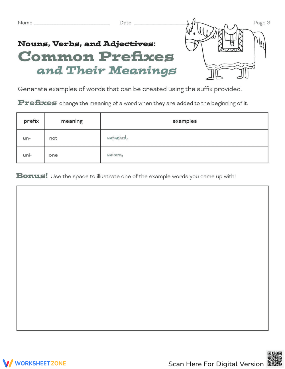 Common Prefixes and Their Meanings - Page 3