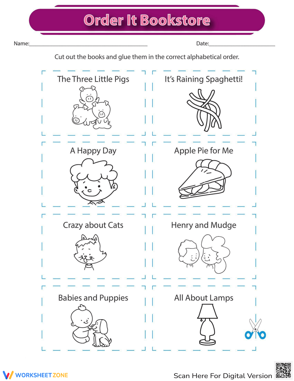Order It: Bookstore Sequencing Activity - Page 2