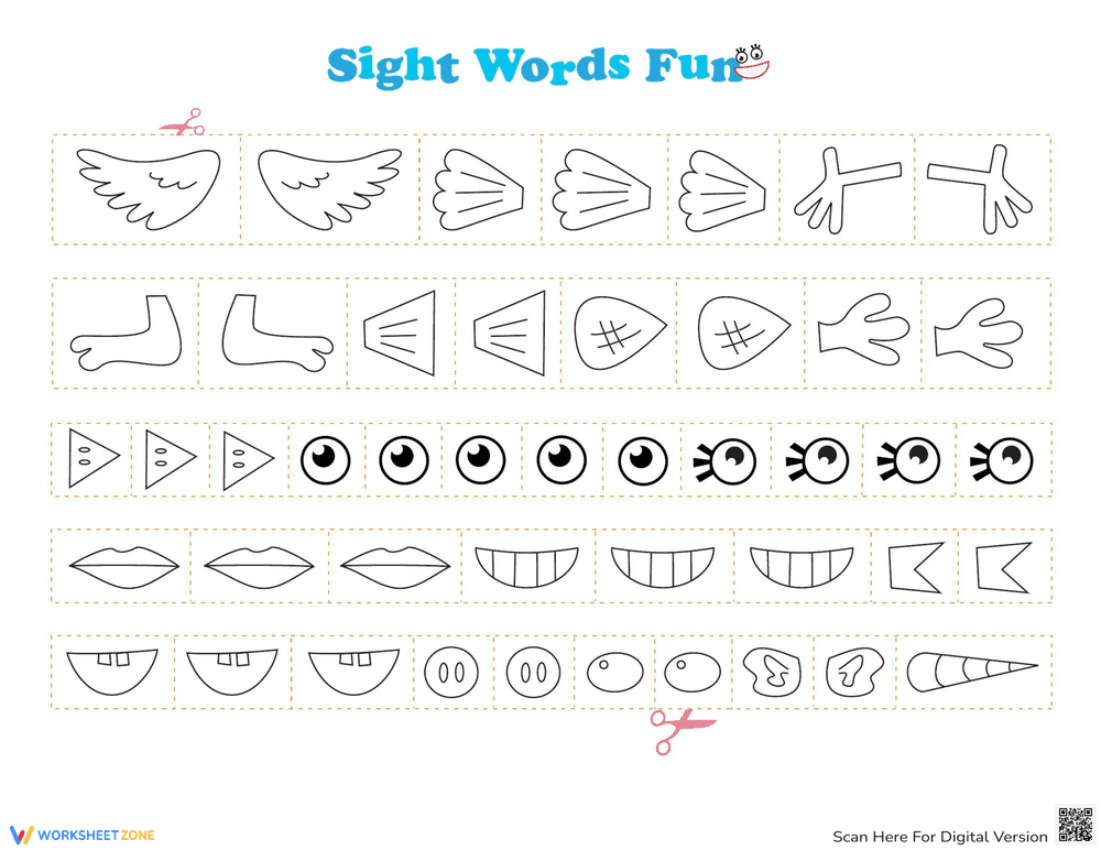 Decorate the Sight Word 'Me' Worksheet - Page 2