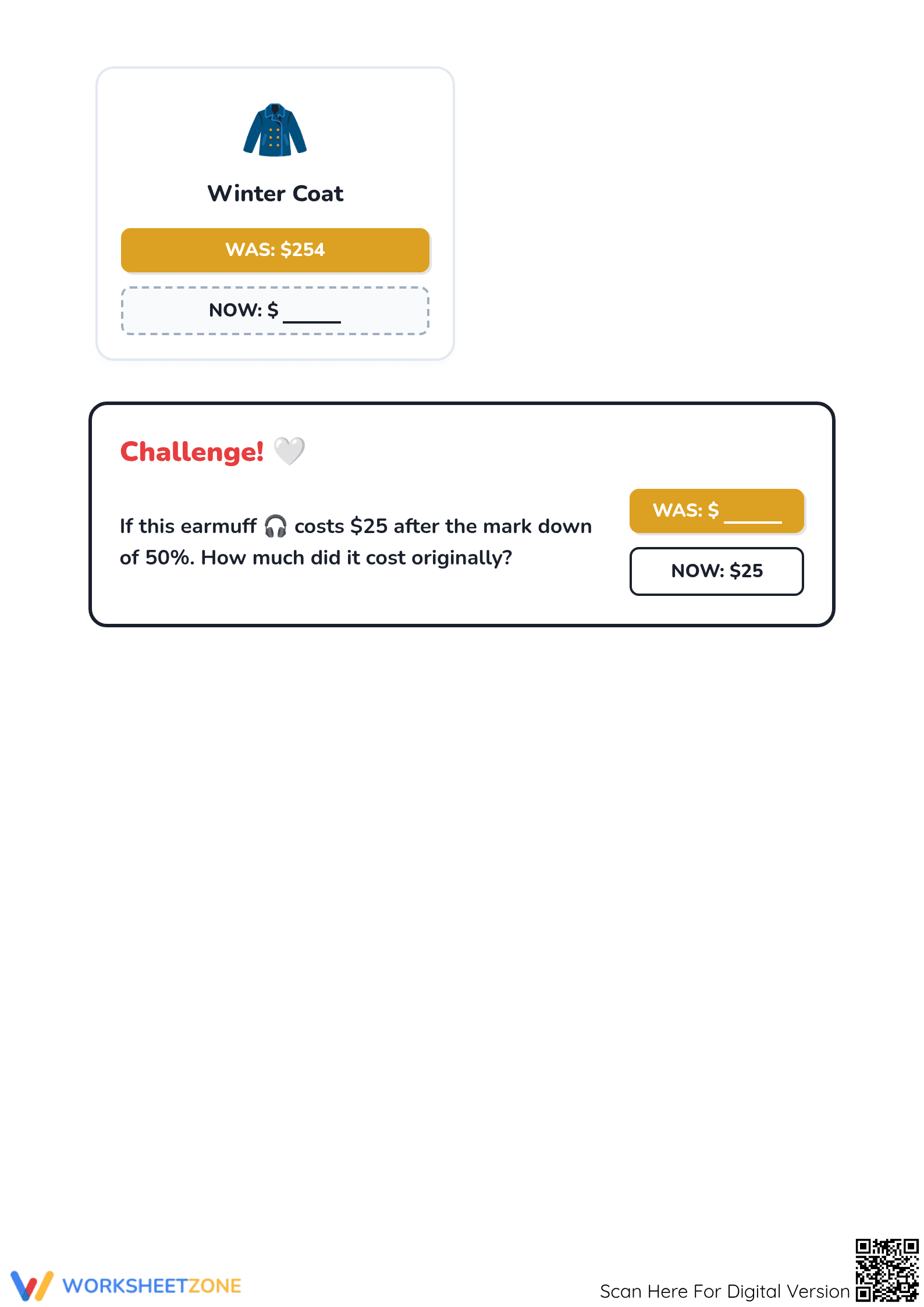 Essential Percentage Practice: Winter Sale | Grade 6 Math - Page 3