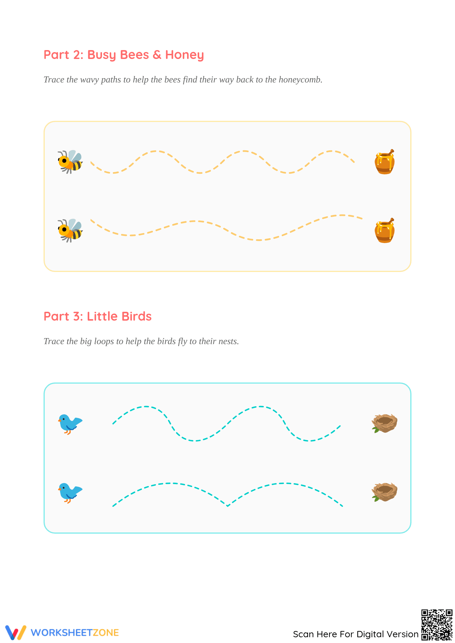 Preschool Curved Line Tracing | Essential Pre-Writing - Page 2