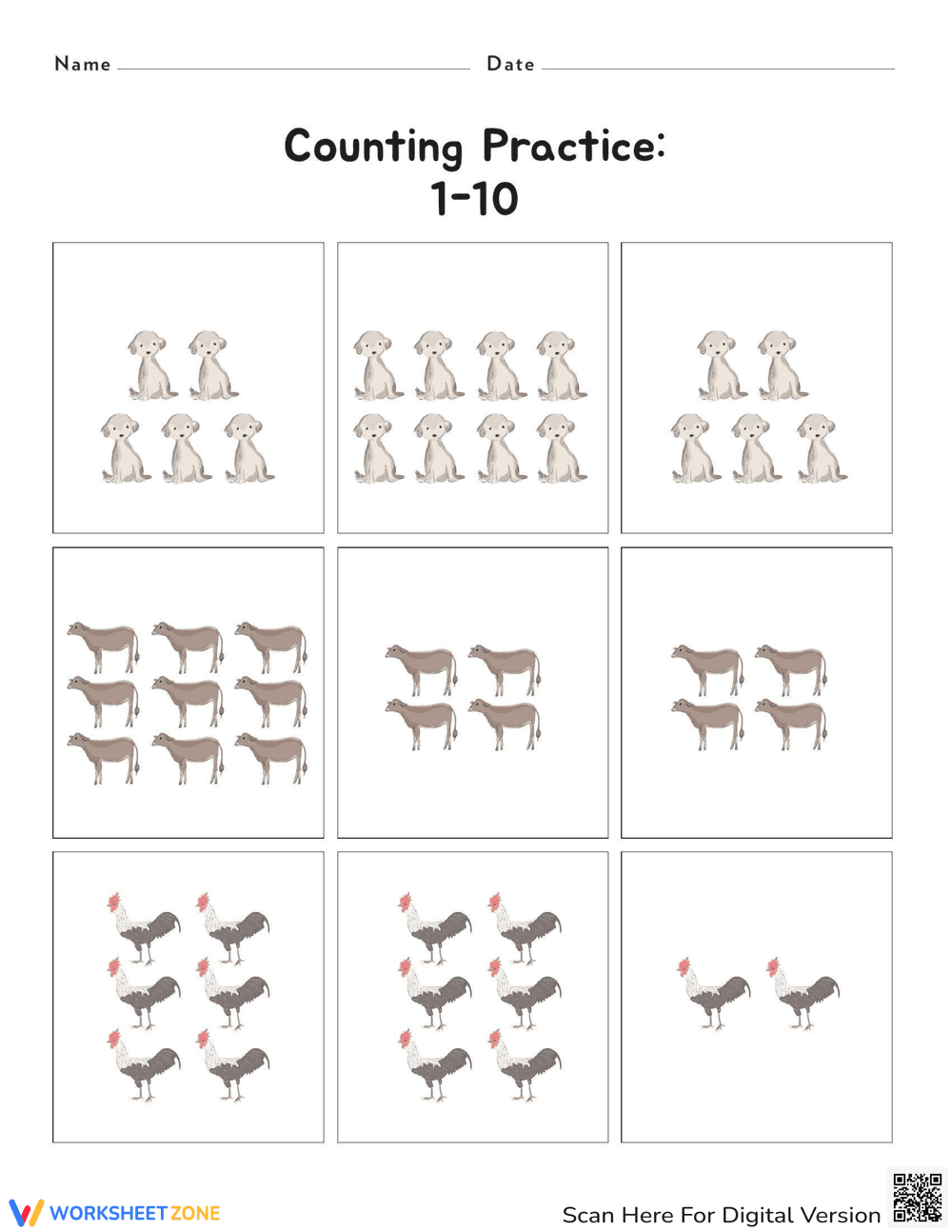 Farming Numbers: Counting and Math Fun - Page 2