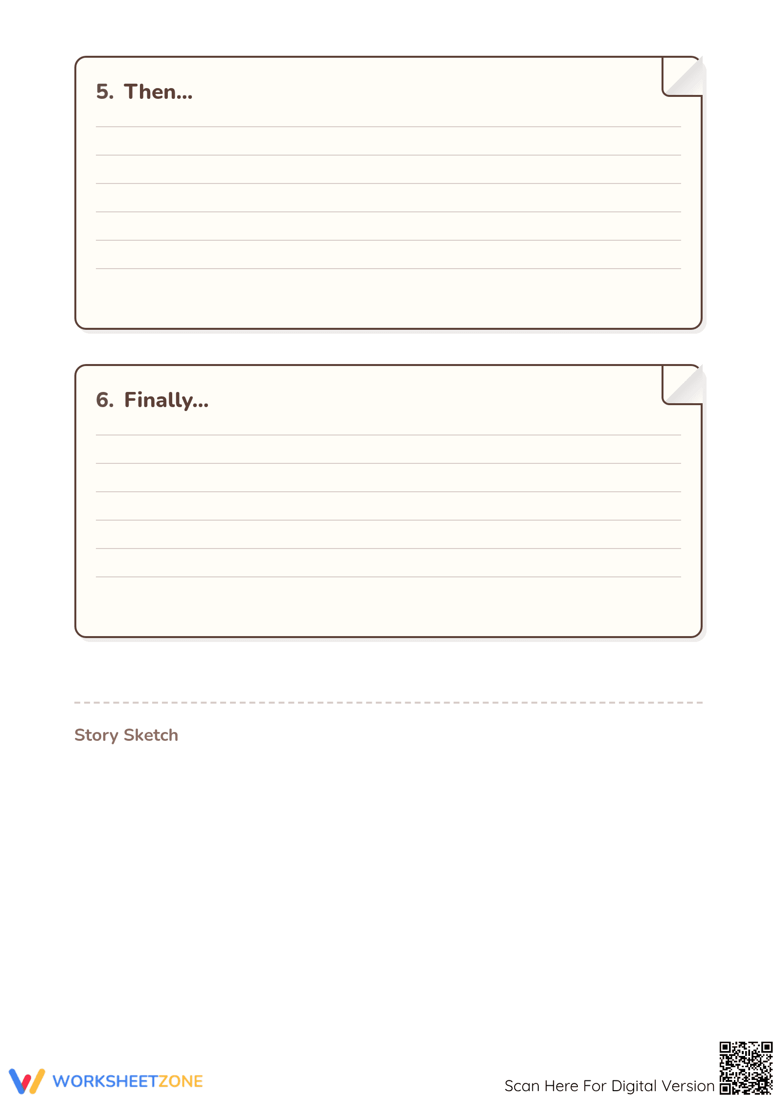 Grade 2 Small Moment Writing — Printable No-Prep Worksheet - Page 3
