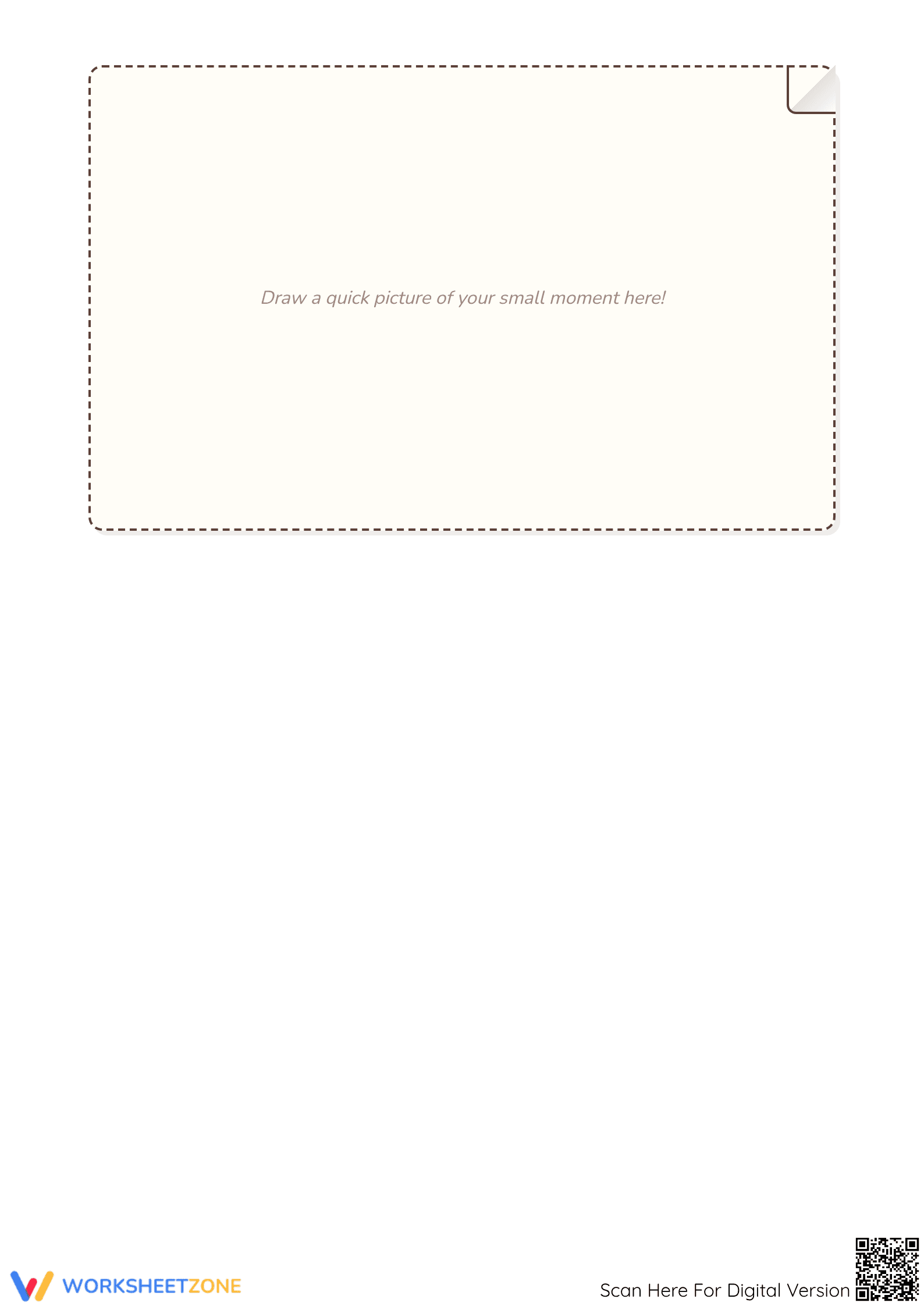 Grade 2 Small Moment Writing — Printable No-Prep Worksheet - Page 4