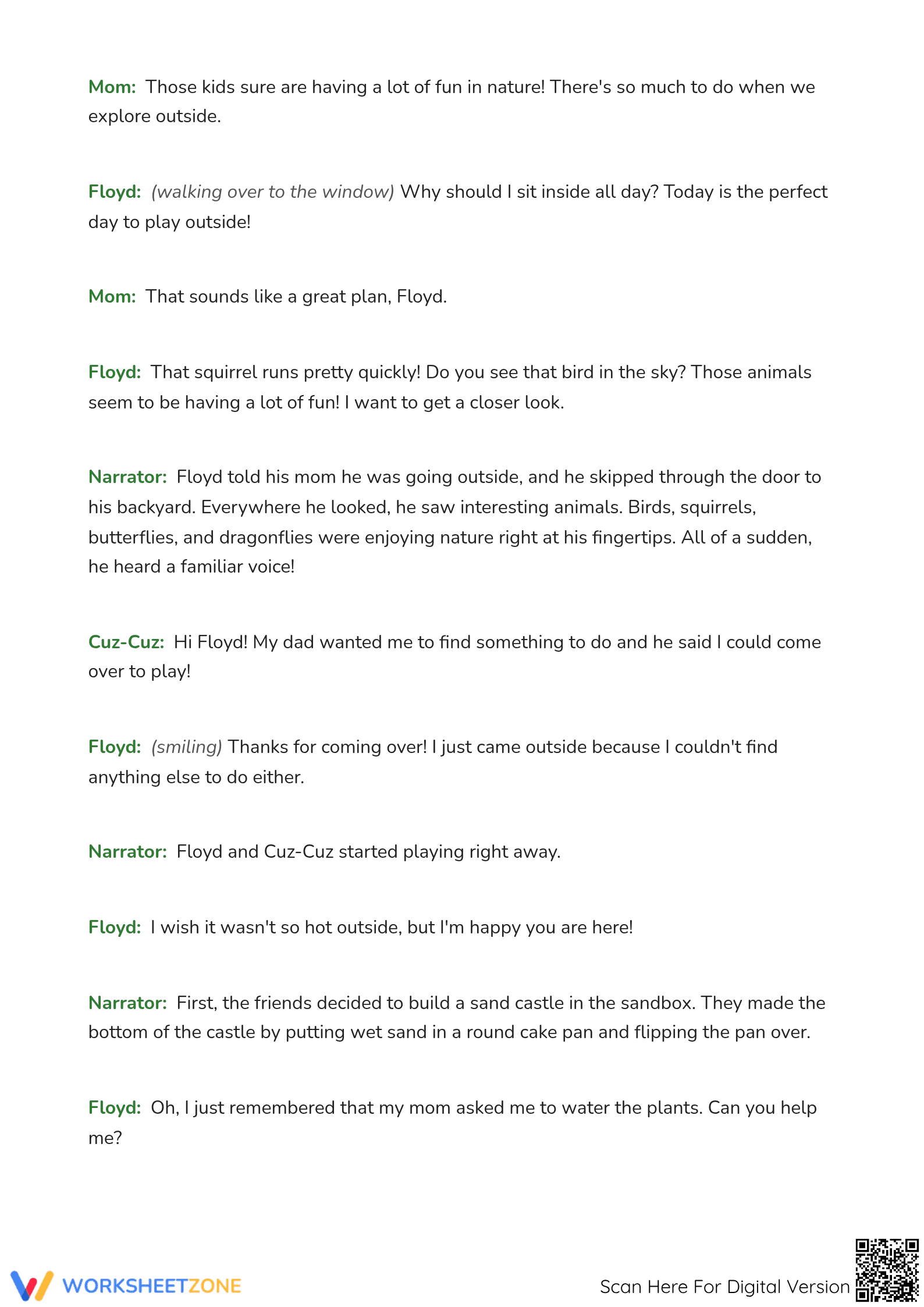Reader's Theater: Summertime Blues | Essential Grade 2-3 - Page 2