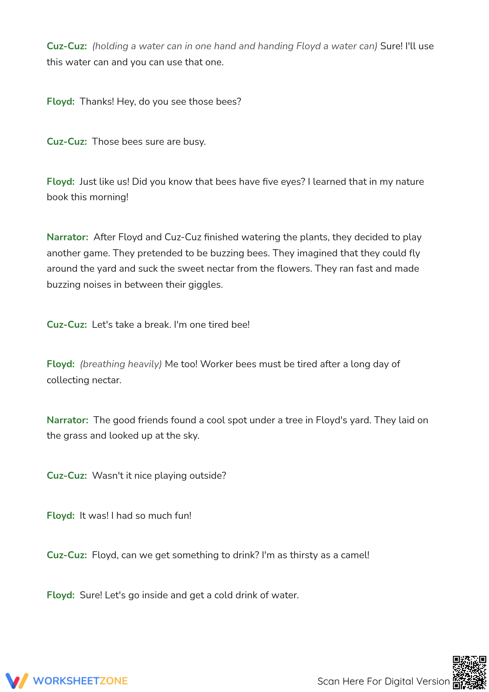 Reader's Theater: Summertime Blues | Essential Grade 2-3 - Page 3