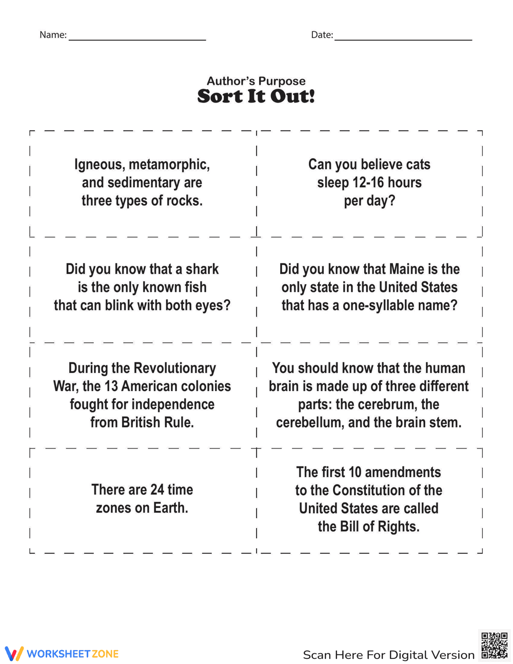 Author's Purpose: Sort It Out! - Page 2