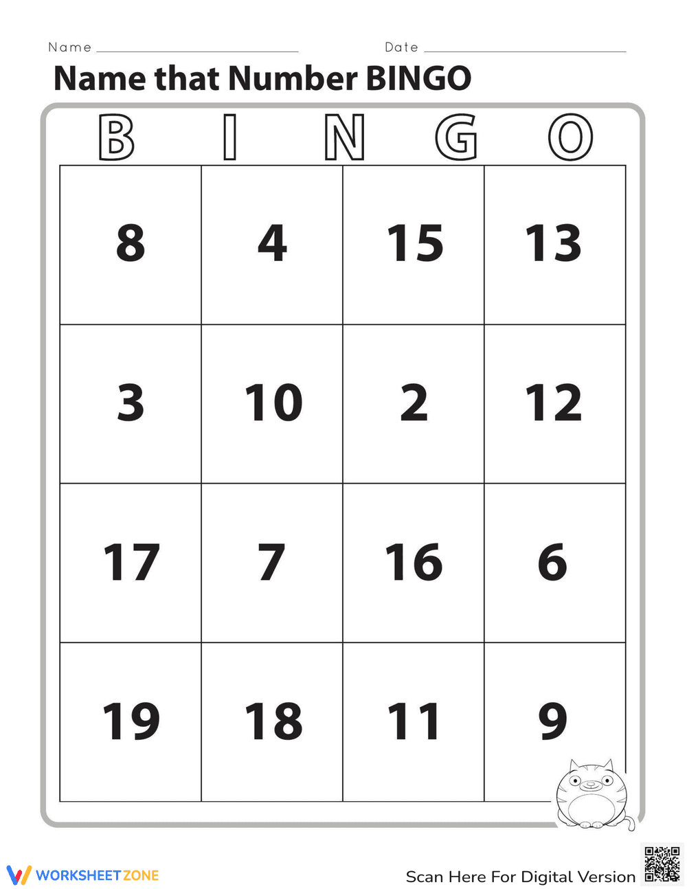 Number Bingo: Name That Number Game - Page 24