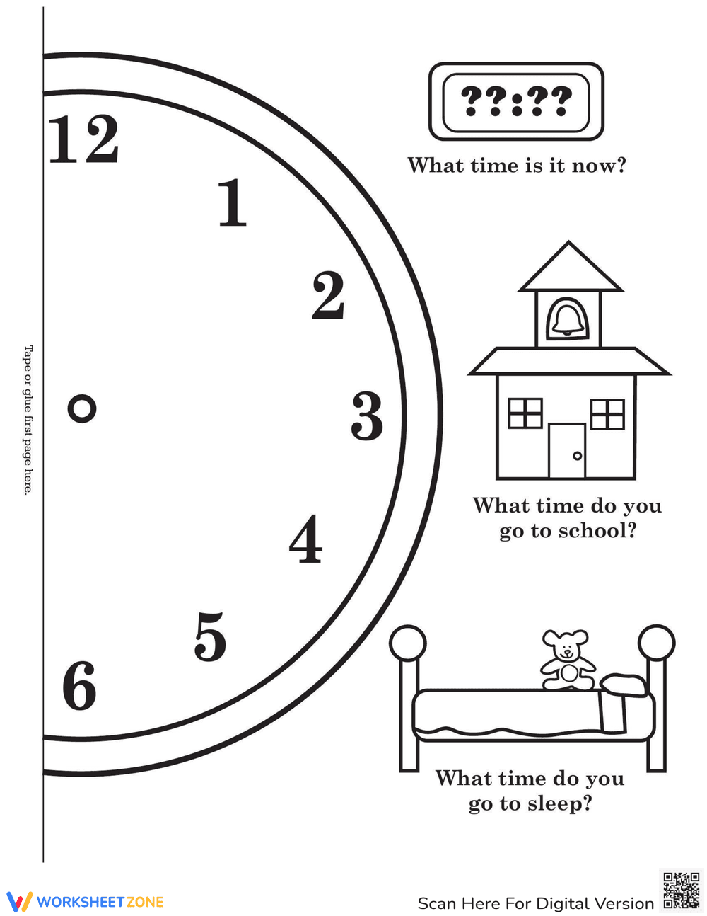 Place Mat Activity Worksheet - Page 2