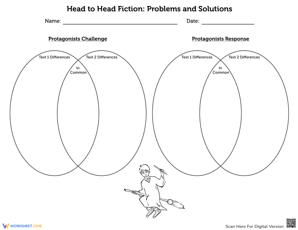 Fiction Protagonists: Challenges Worksheet - Page 2