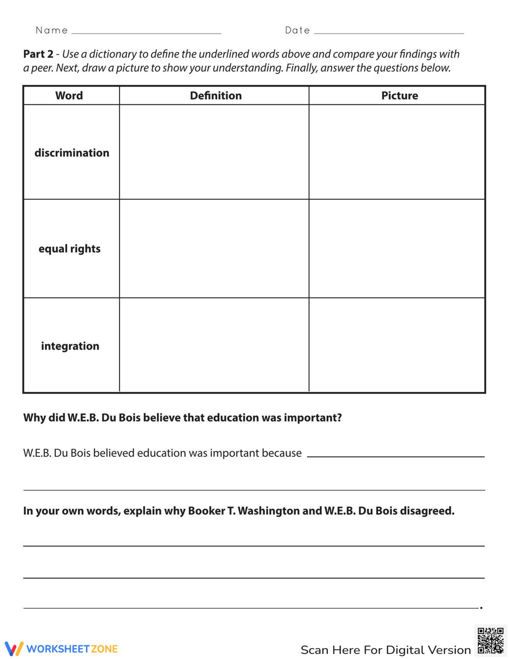 Learn About W. E. B. Du Bois: Historical Heroes - Page 2