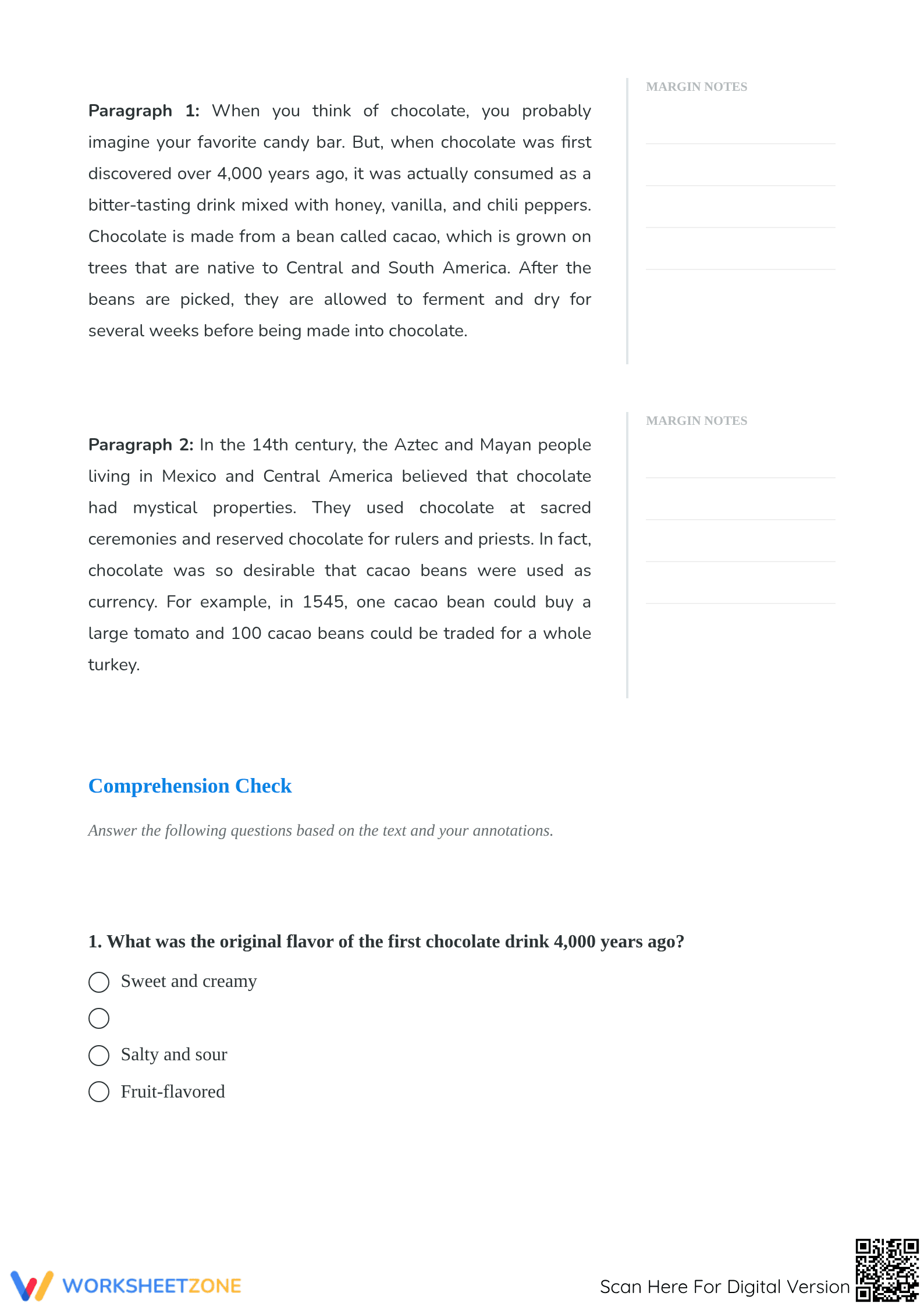 Printable Close Reading Annotations | Grade 4 ELA - Page 2