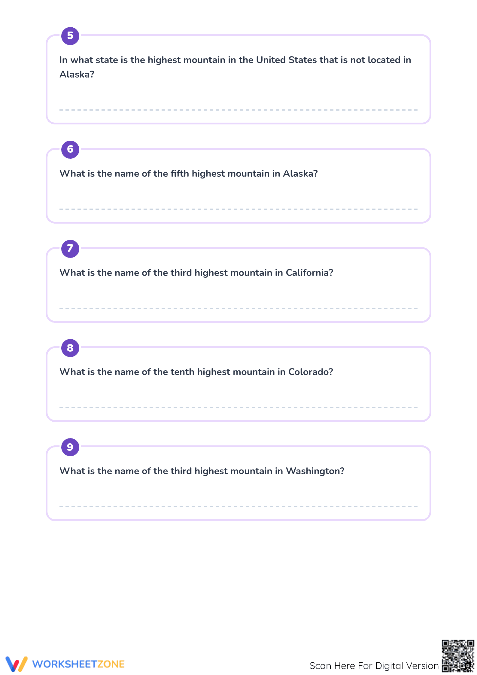 Reading Charts Printable Worksheet | Grade 3 ELA - Page 2