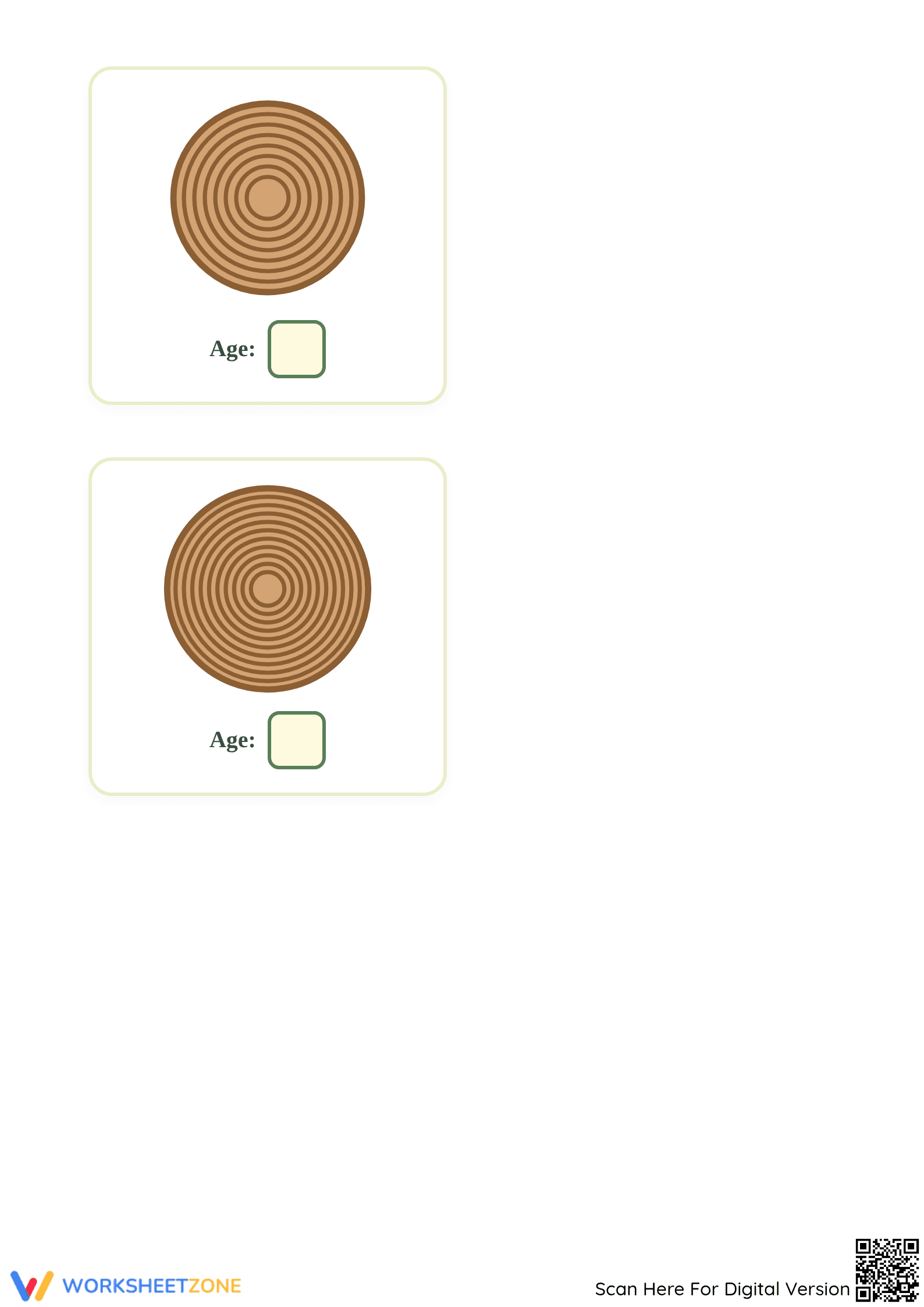 Count the Tree Rings Worksheet | Essential Grade K Math - Page 2