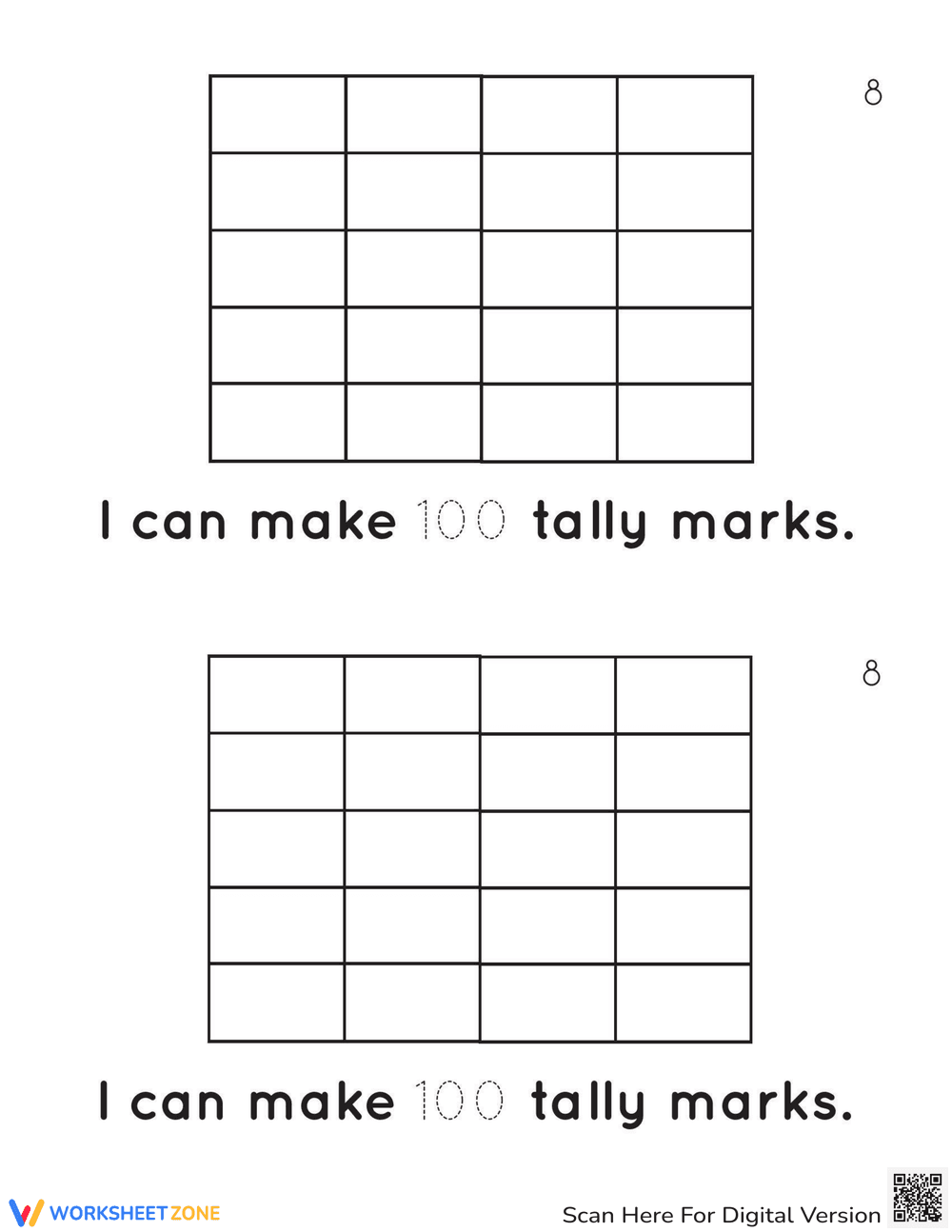100th Day Counting Reader Worksheet - Page 9