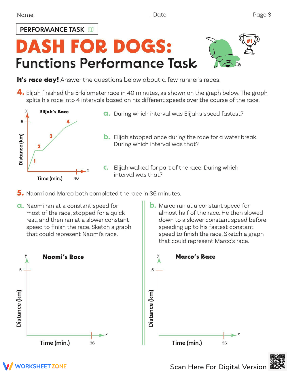 Dash for Dogs Functions Performance Task - Page 3