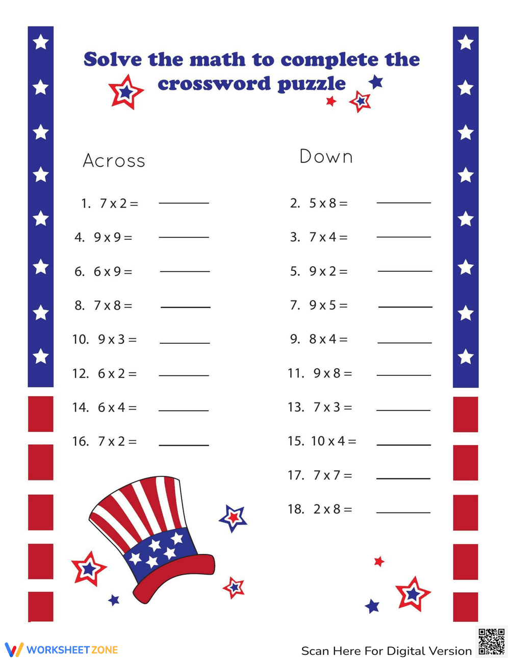 Number Crossword: President's Day - Page 2
