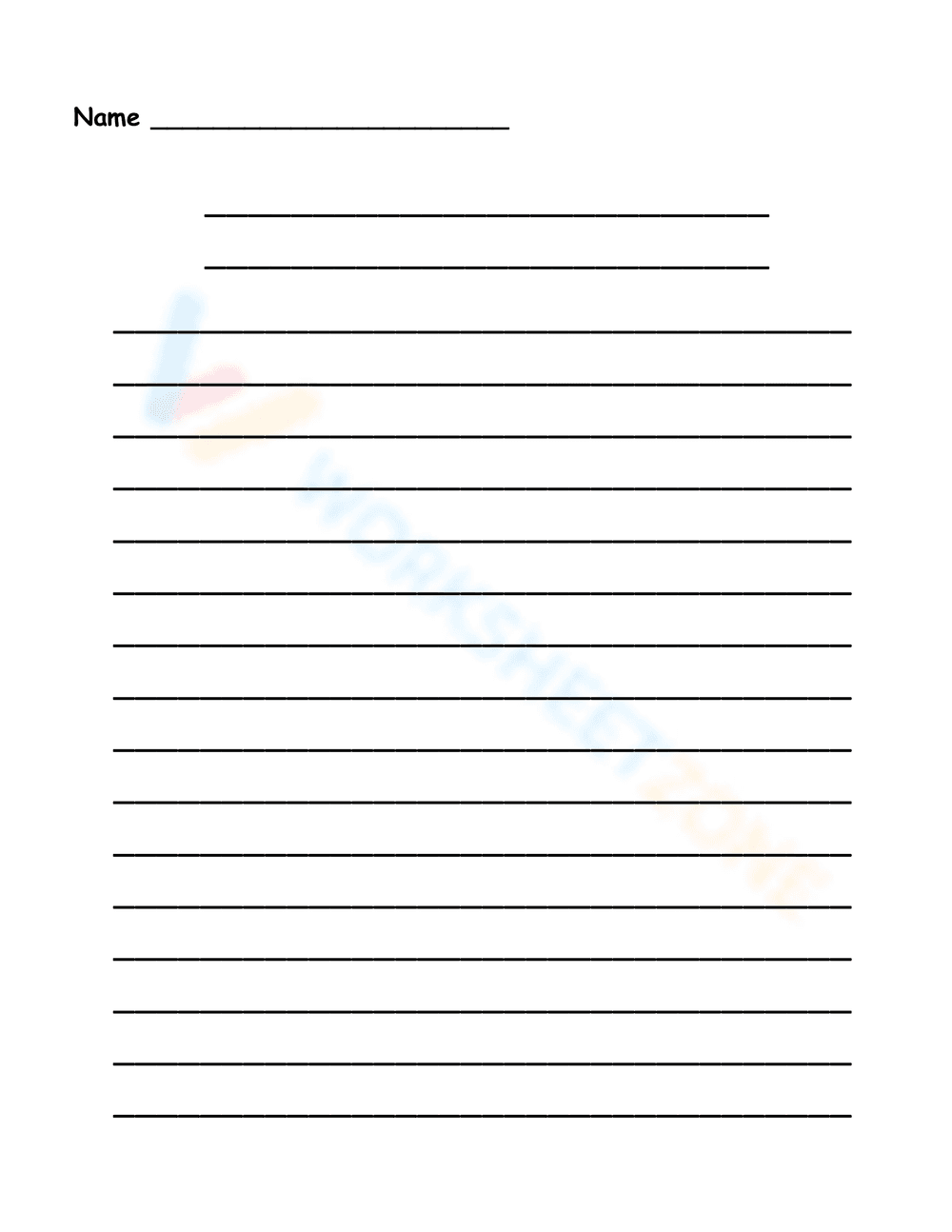 Back to School Writing Prompts Worksheet - Page 4