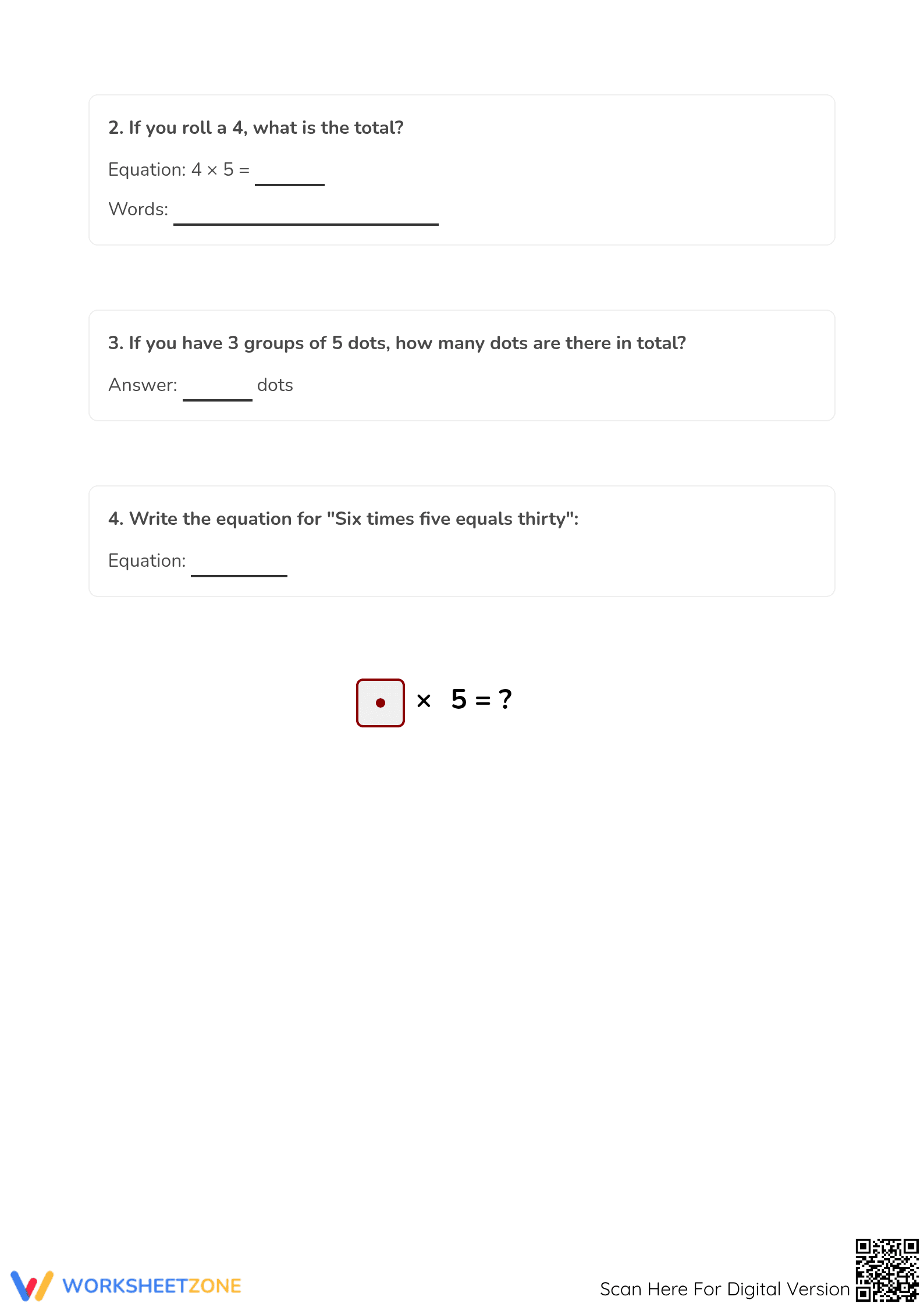 Essential Skip Counting by 5s Worksheet | Grade 2-3 - Page 3