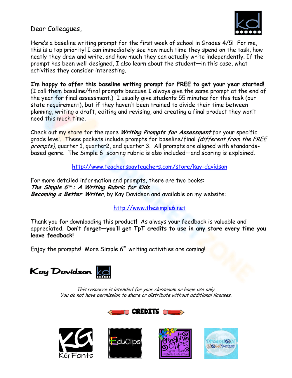 Back to School: Creative Writing Prompts Worksheet - Page 2
