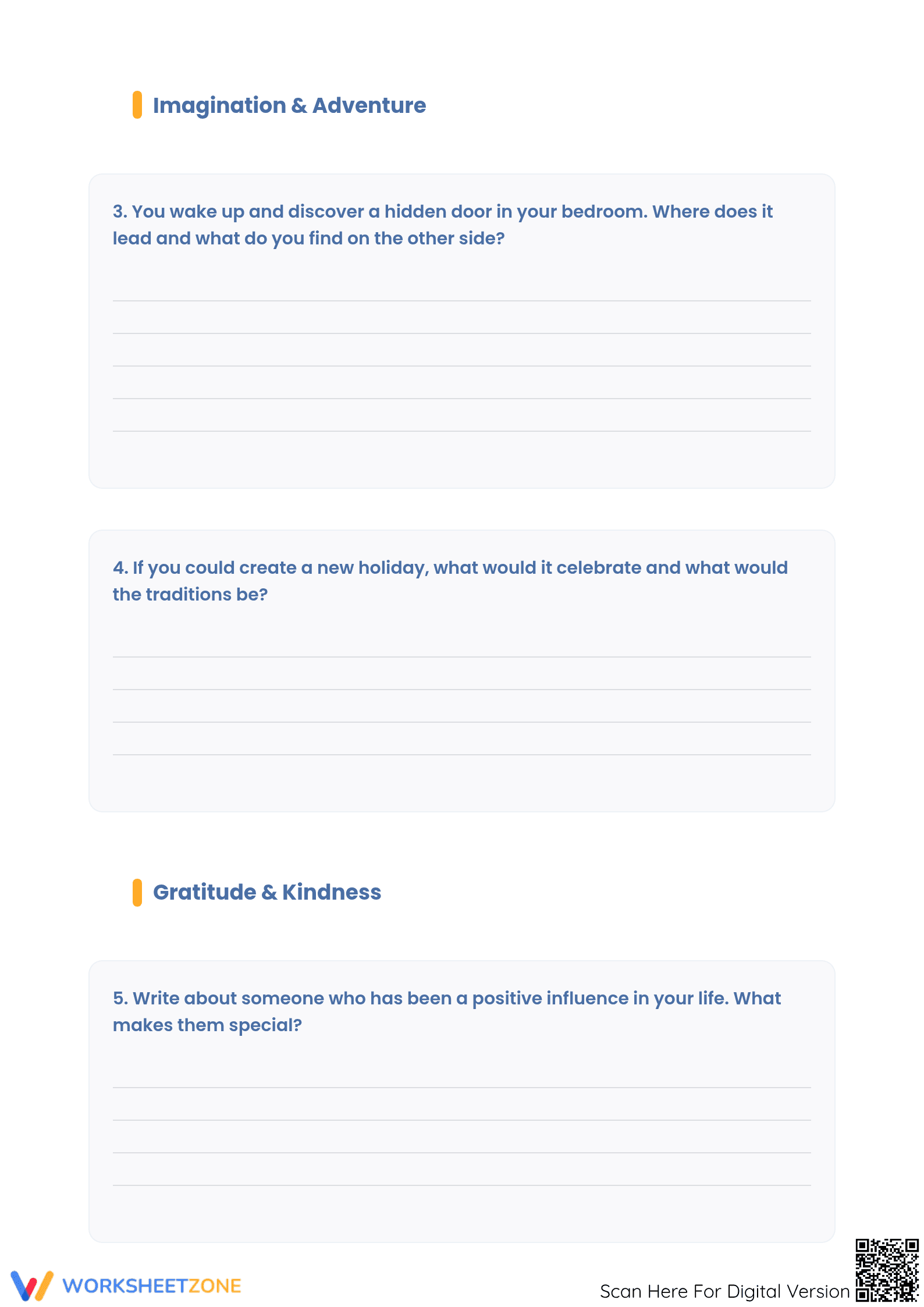 Creative Writing Journal Prompts | Grade 4-5 Essential - Page 2
