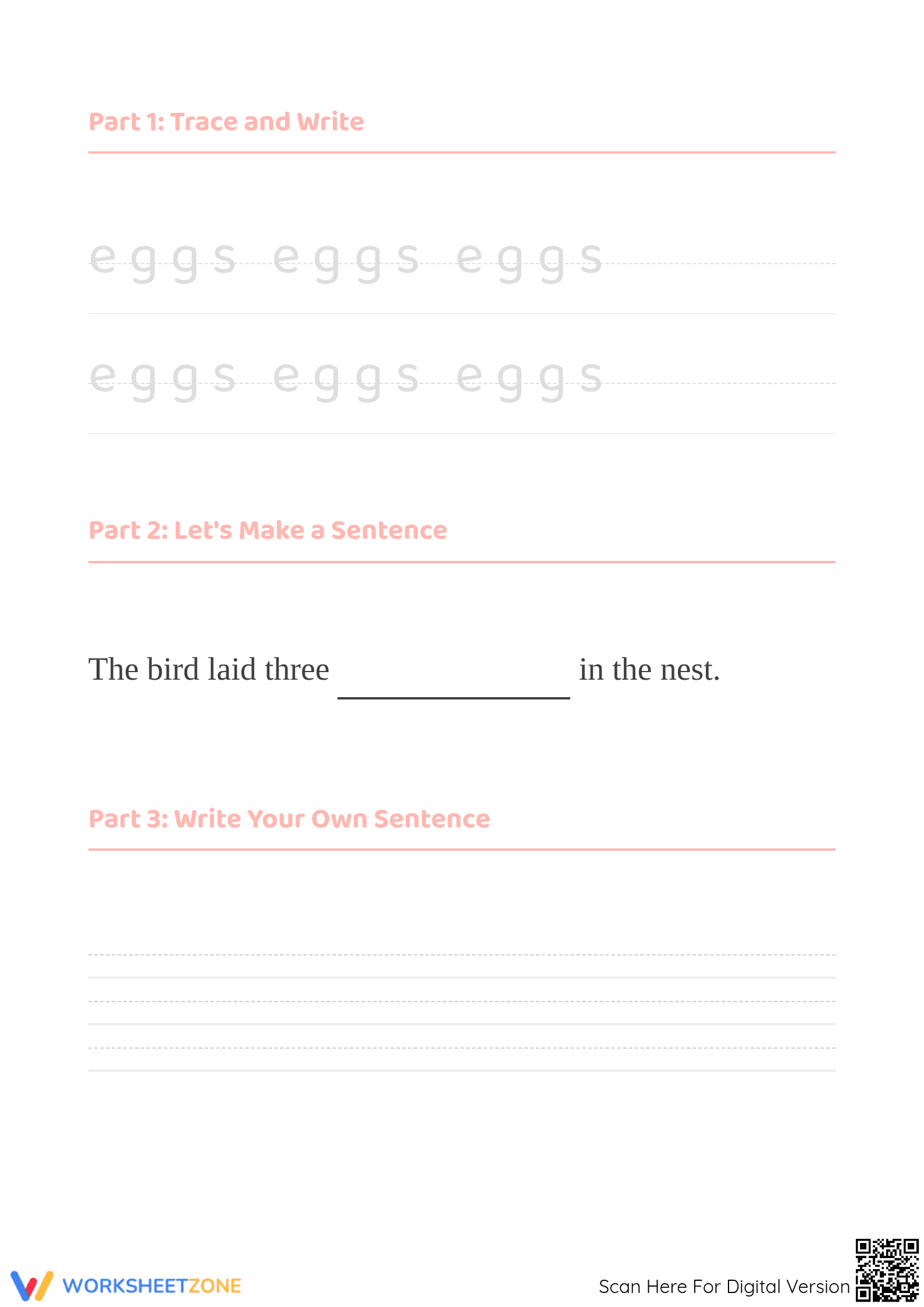 Easter Sight Words Practice | Printable Grade 2 ELA - Page 3