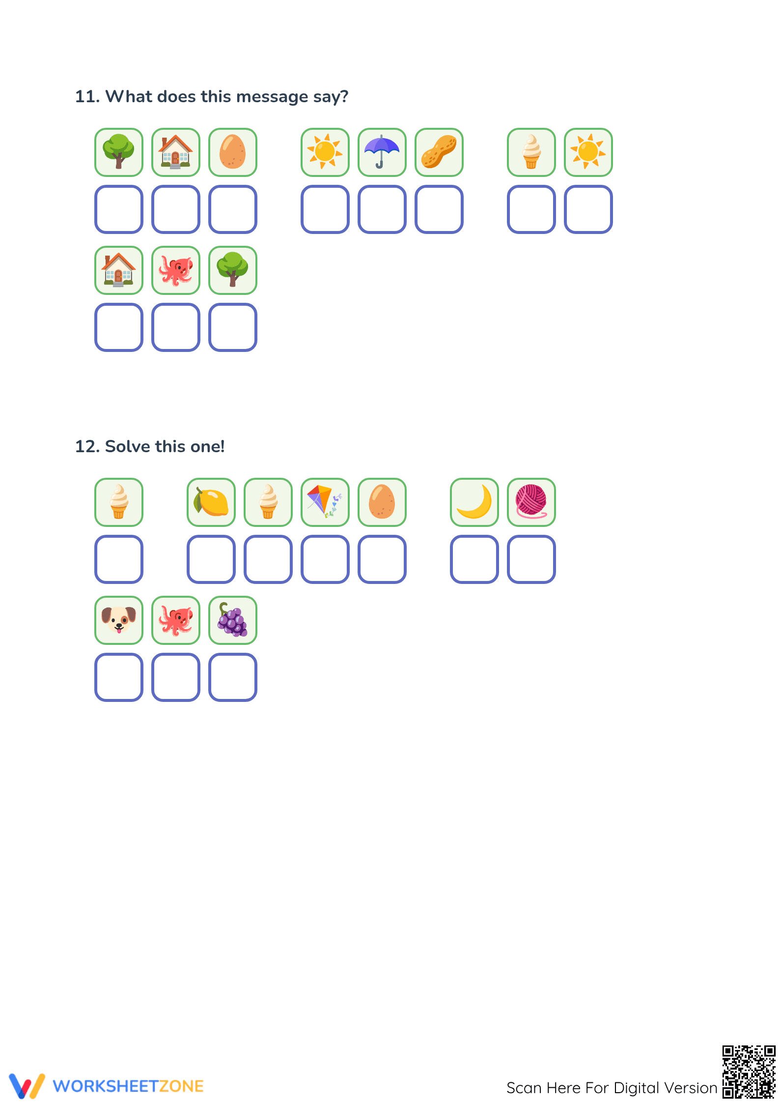 Grade 1 Crack The Code — Printable No-Prep Worksheet - Page 5