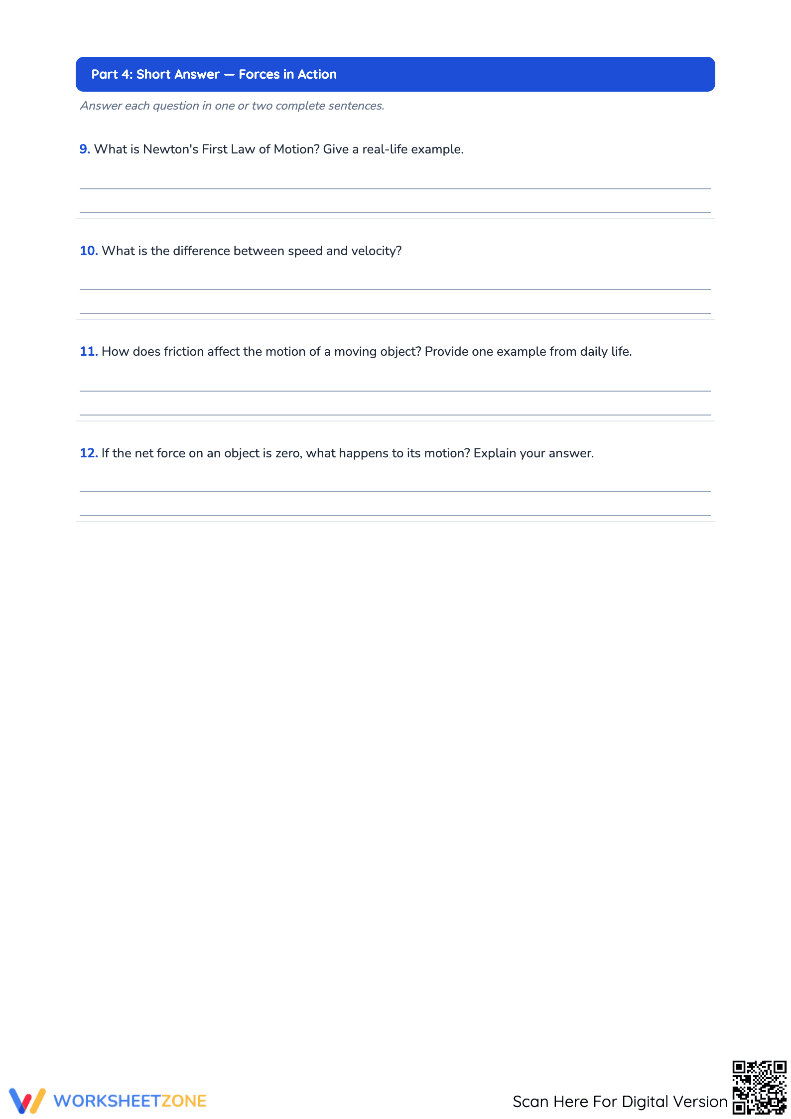 Forces & Motion Word Scramble: Fun Activity - Page 3