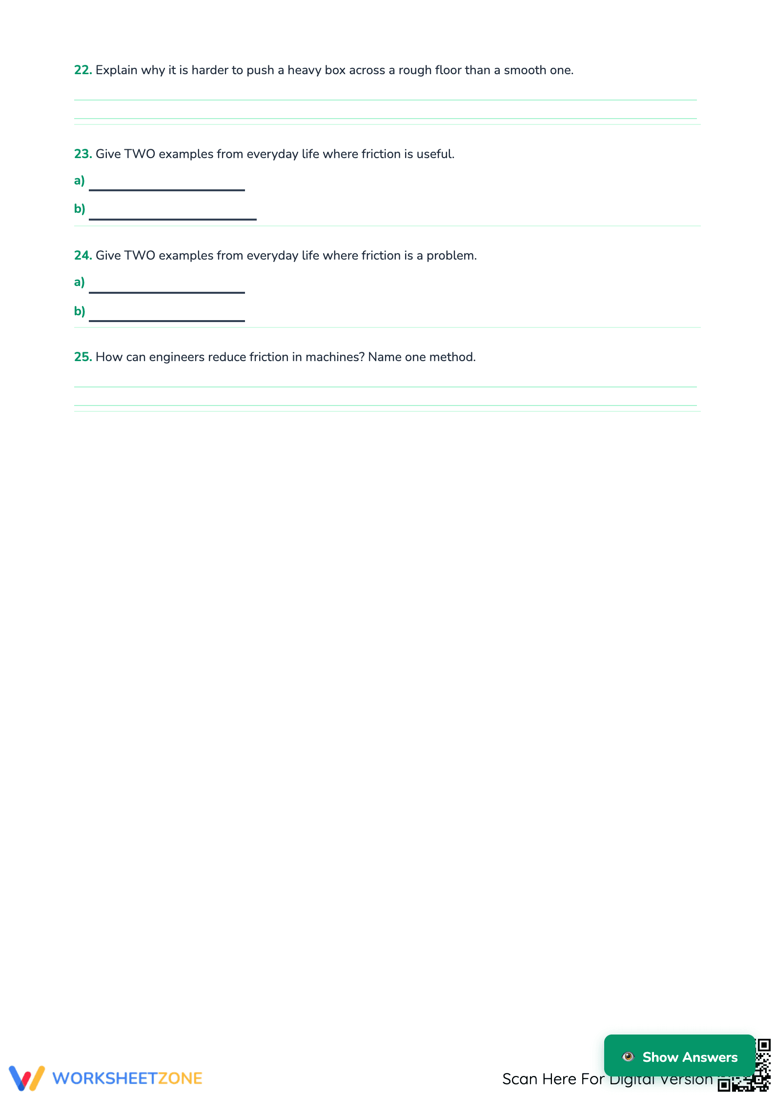 Explore Motion with Bill Nye Worksheet - Page 3