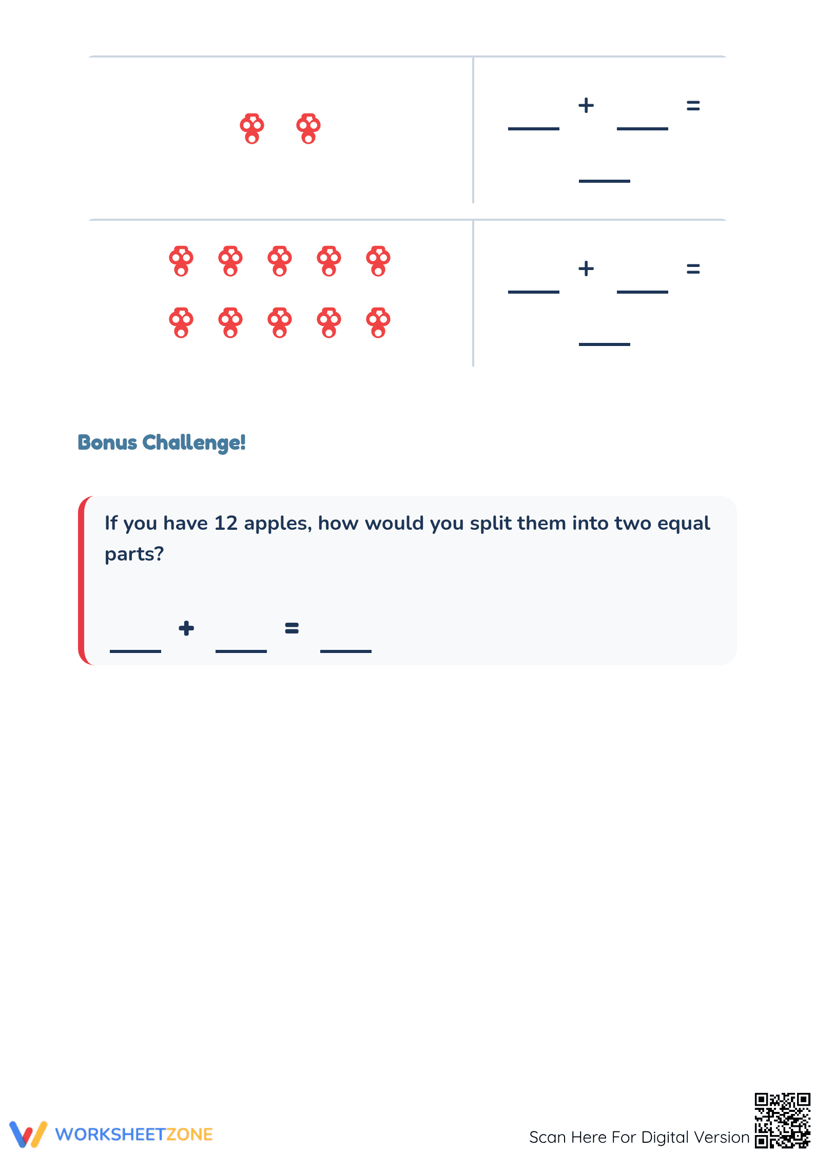 Part-Part-Whole Addition Worksheet | Essential Grade 1 - Page 2