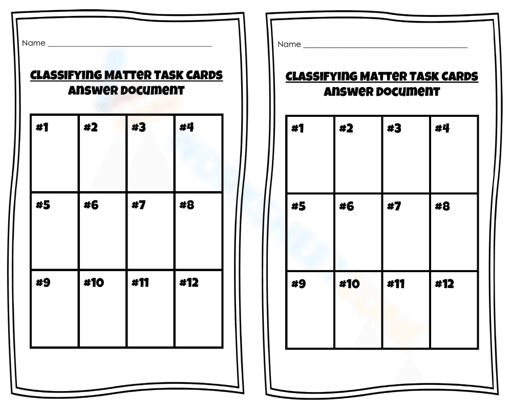 Task Cards for Classifying Matter in Science - Page 4