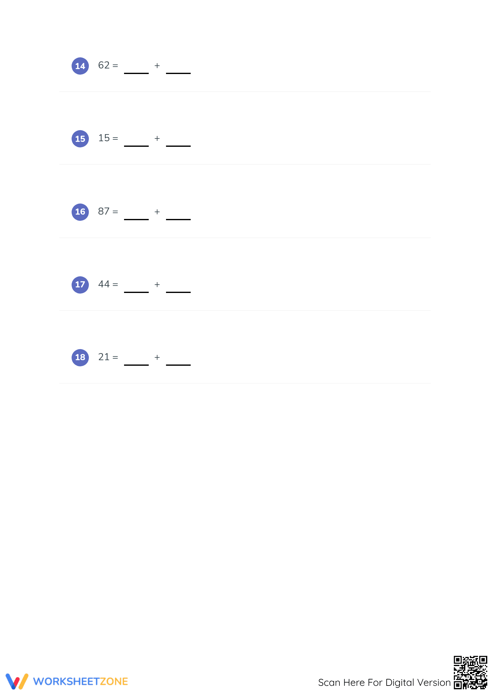 Identifying Tens and Ones Worksheet | Grade 1 Printable - Page 4