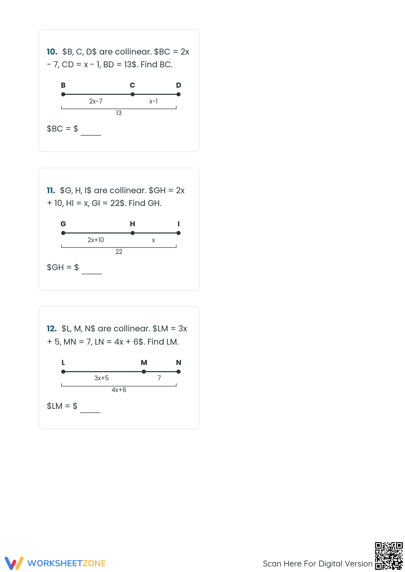 Essential Segment Addition Postulate Worksheet | Geometry - Page 5