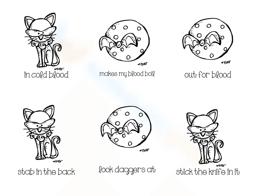 Learn Halloween Idioms - Page 2