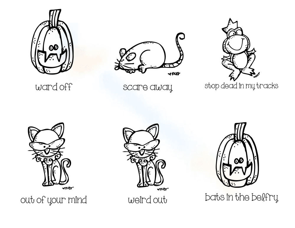 Learn Halloween Idioms - Page 4