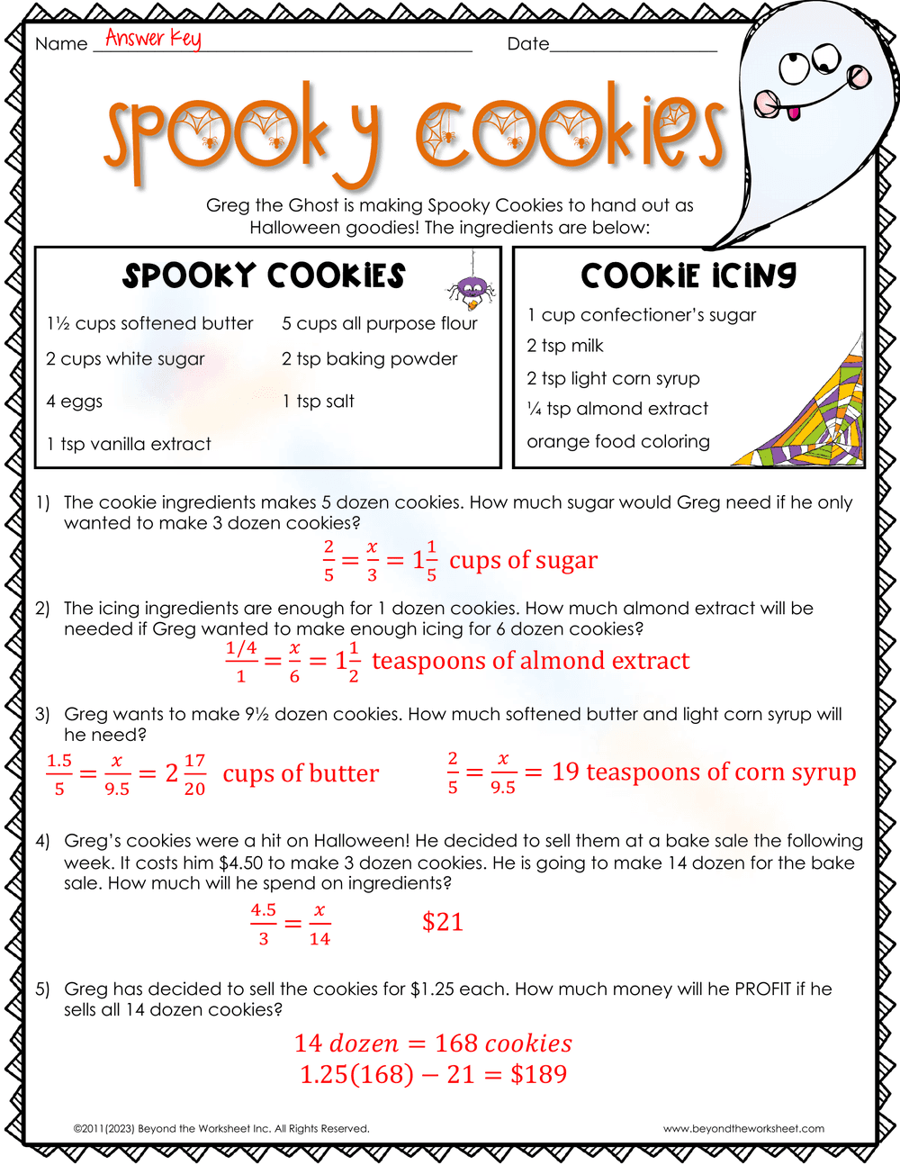 Spooky Cookies: A Fun Halloween Activity - Page 2