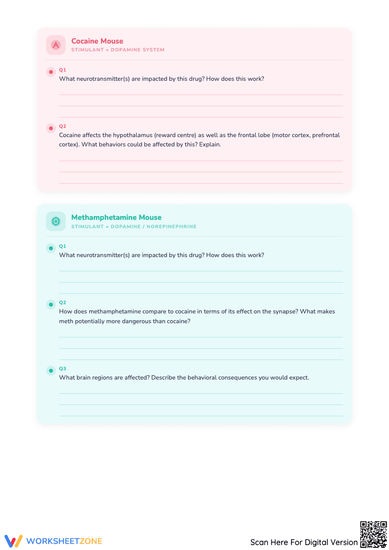 Interactive Mouse Party Activity Worksheet - Page 3
