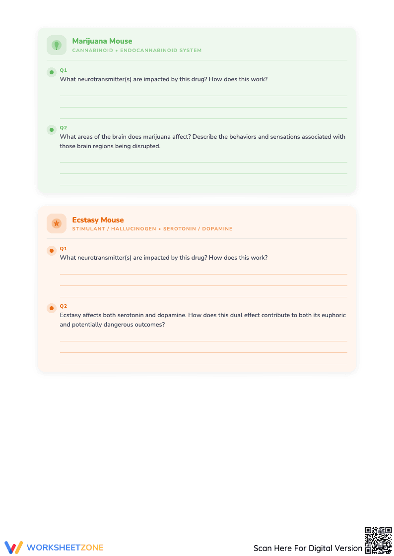 Interactive Mouse Party Activity Worksheet - Page 4