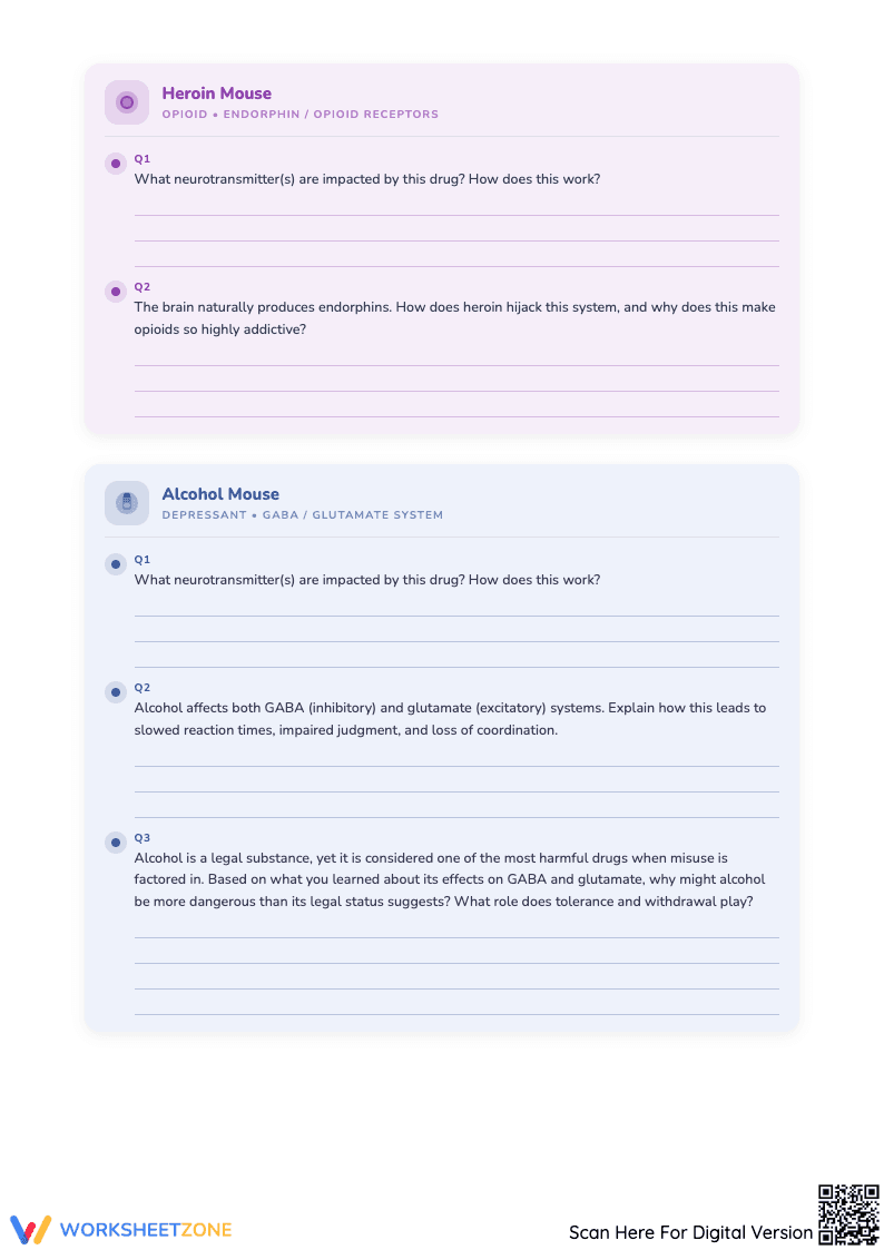 Interactive Mouse Party Activity Worksheet - Page 5