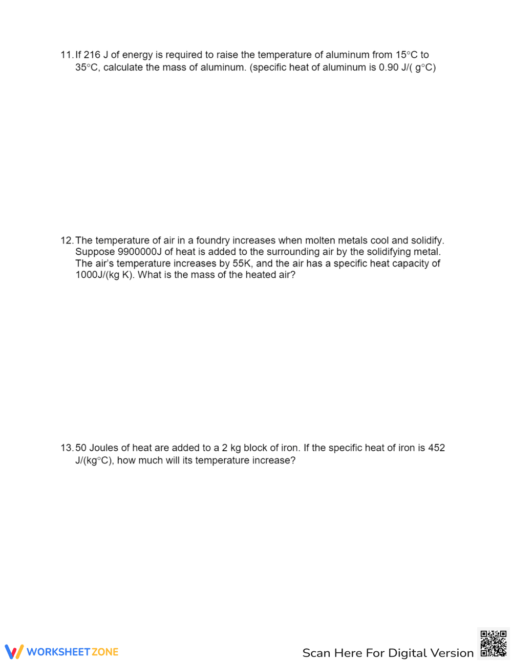 Solve Problems Using Specific Heat Capacity - Page 5