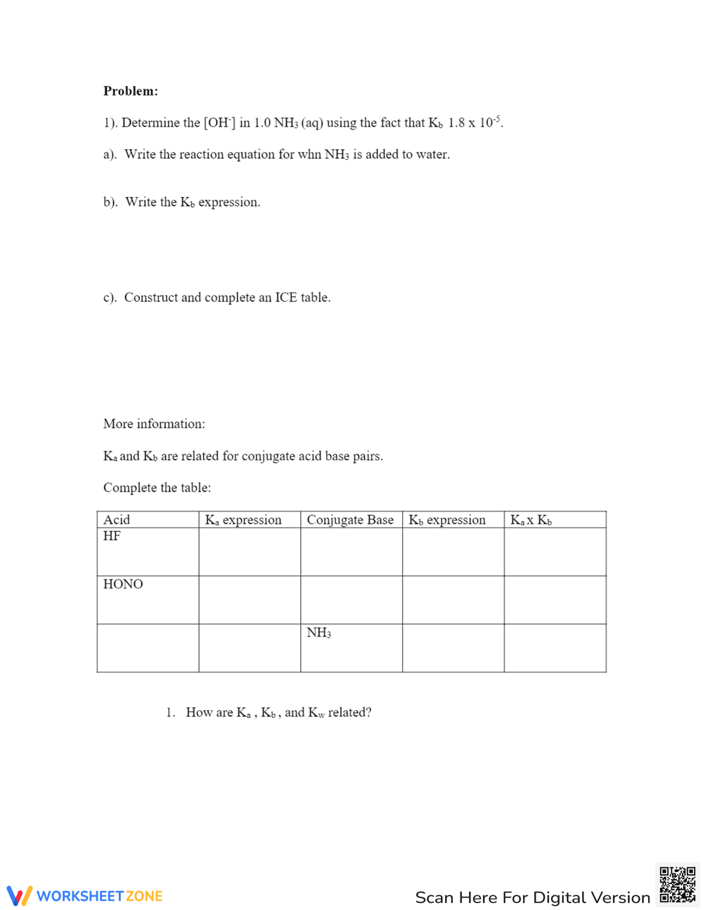Differentiating Strong and Weak Acids/Bases: Chemistry Practice - Page 4