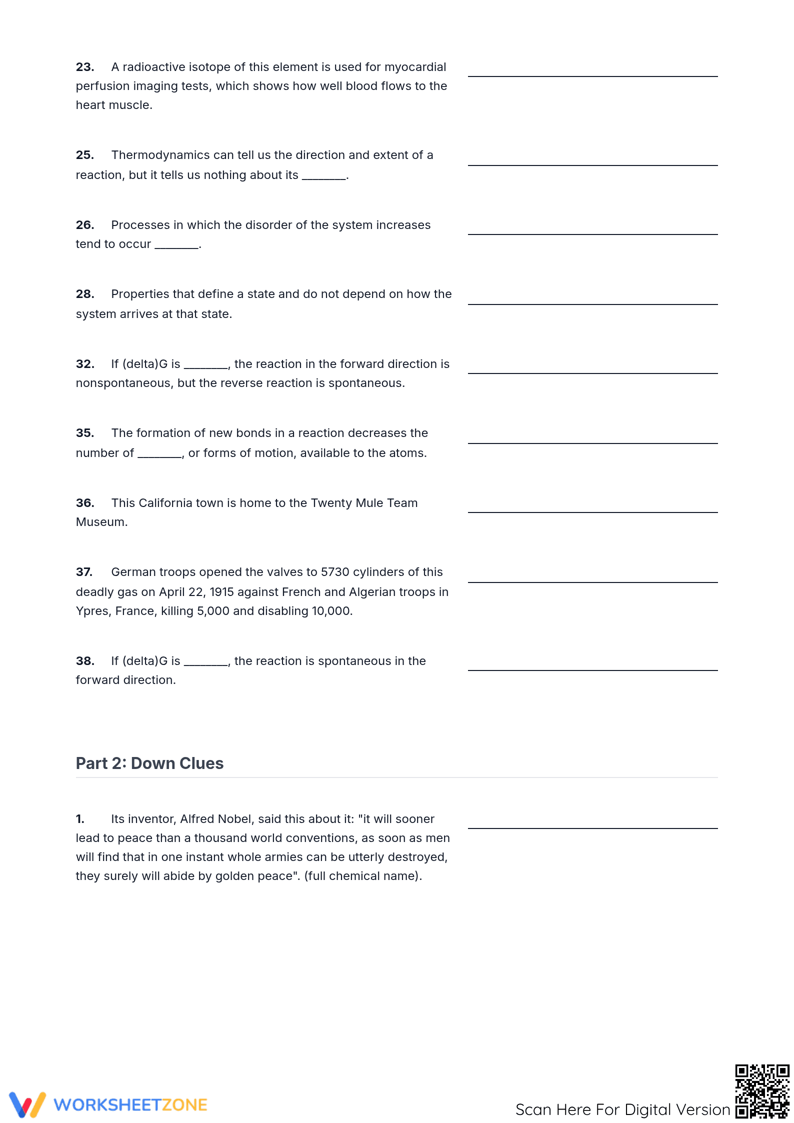 Thermodynamics Crossword - Page 2