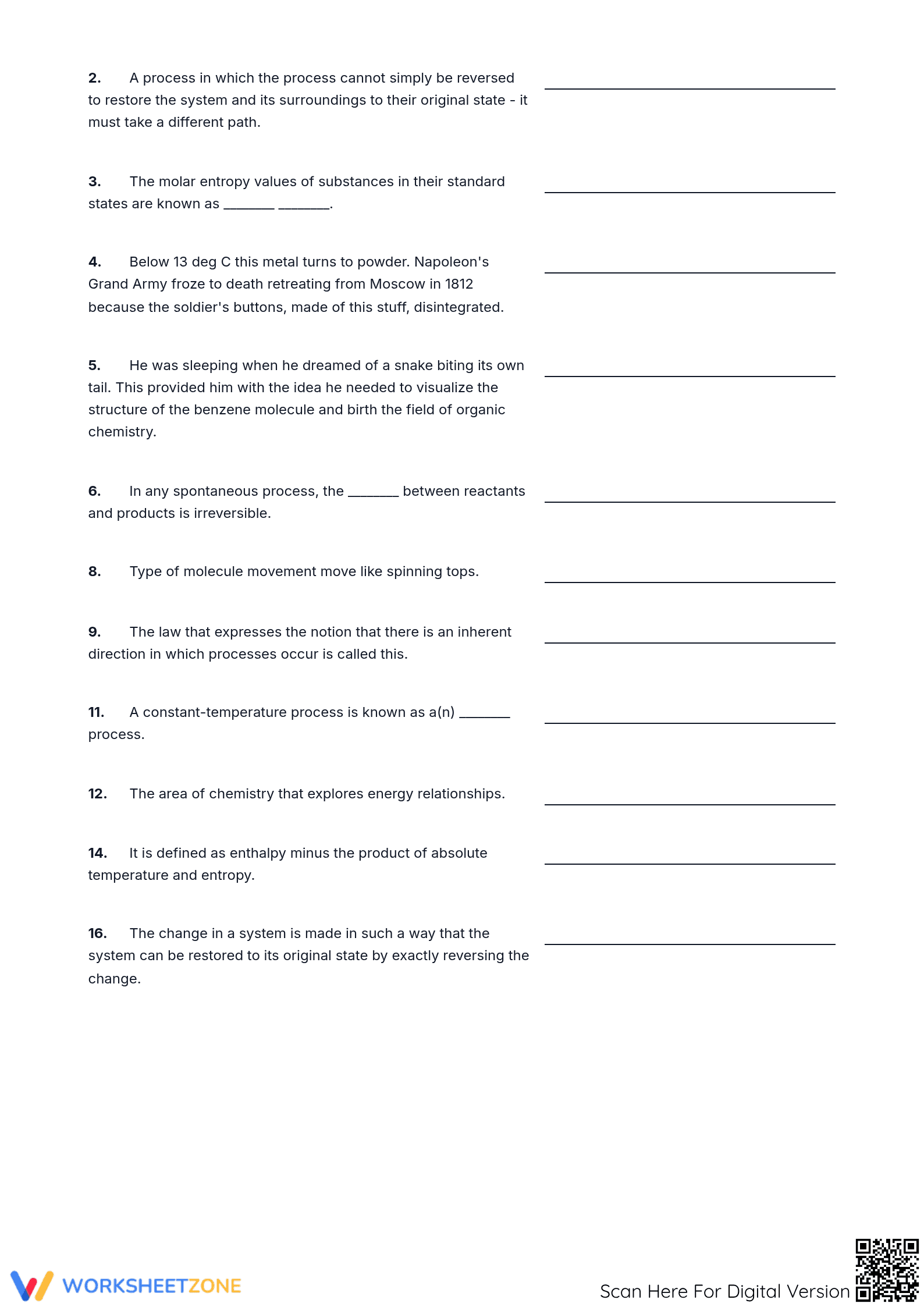 Thermodynamics Crossword - Page 3