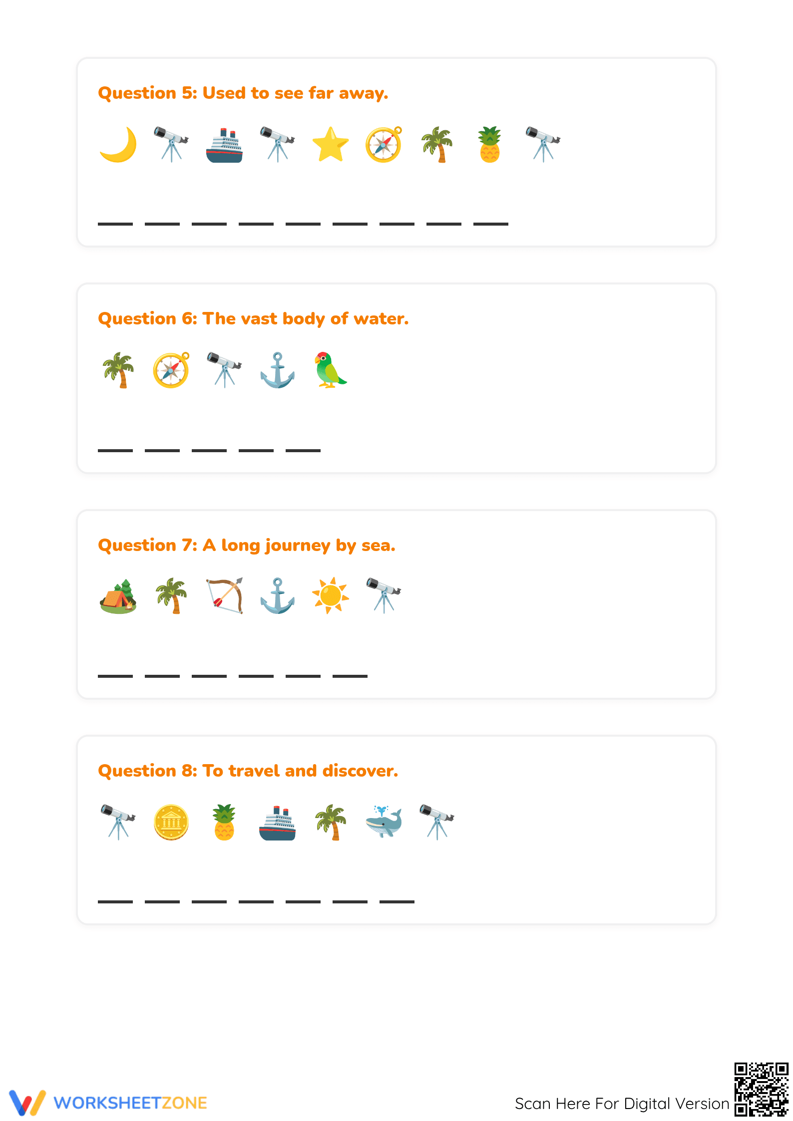 Columbus Day Codebreakers Worksheet - Page 3