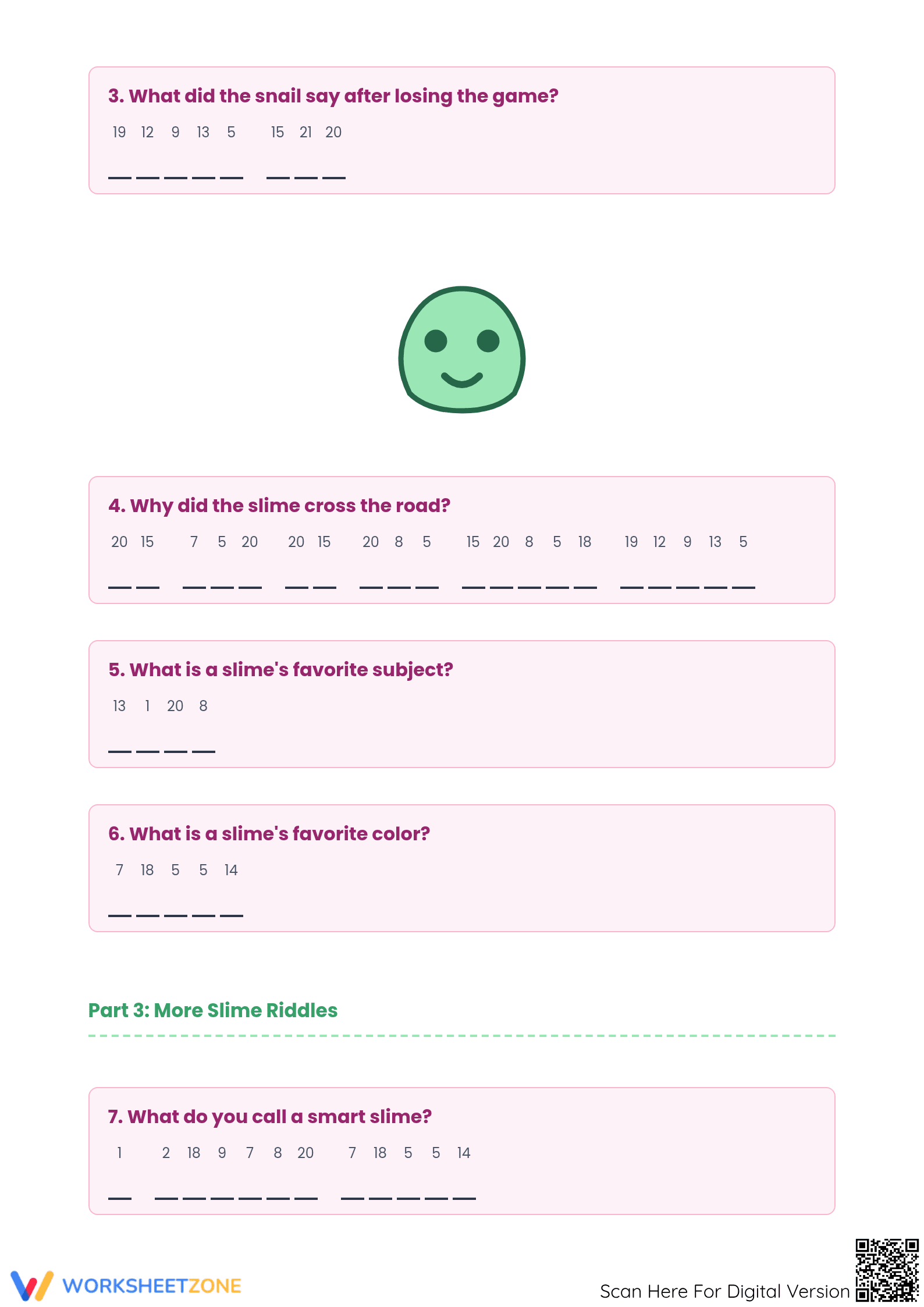 Solve Slime Riddles: A Fun Decoding Challenge! - Page 2