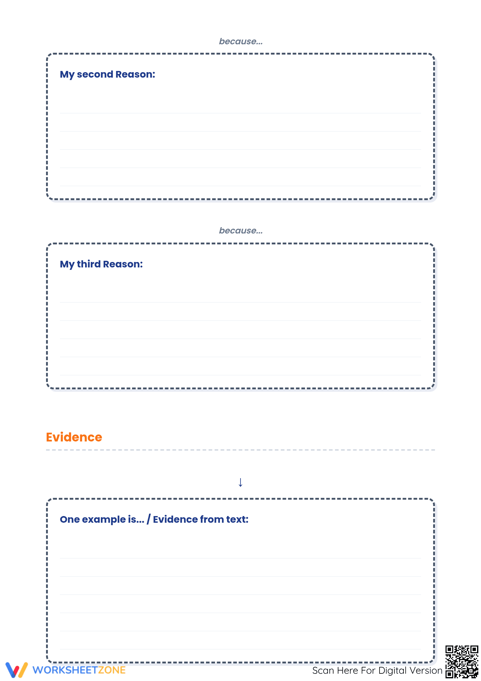 CER Organizer Worksheet - Page 2