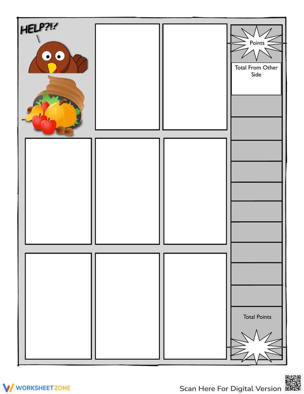 Thanksgiving Turkey Trot Math Game | Essential Grade 3-5 - Page 3