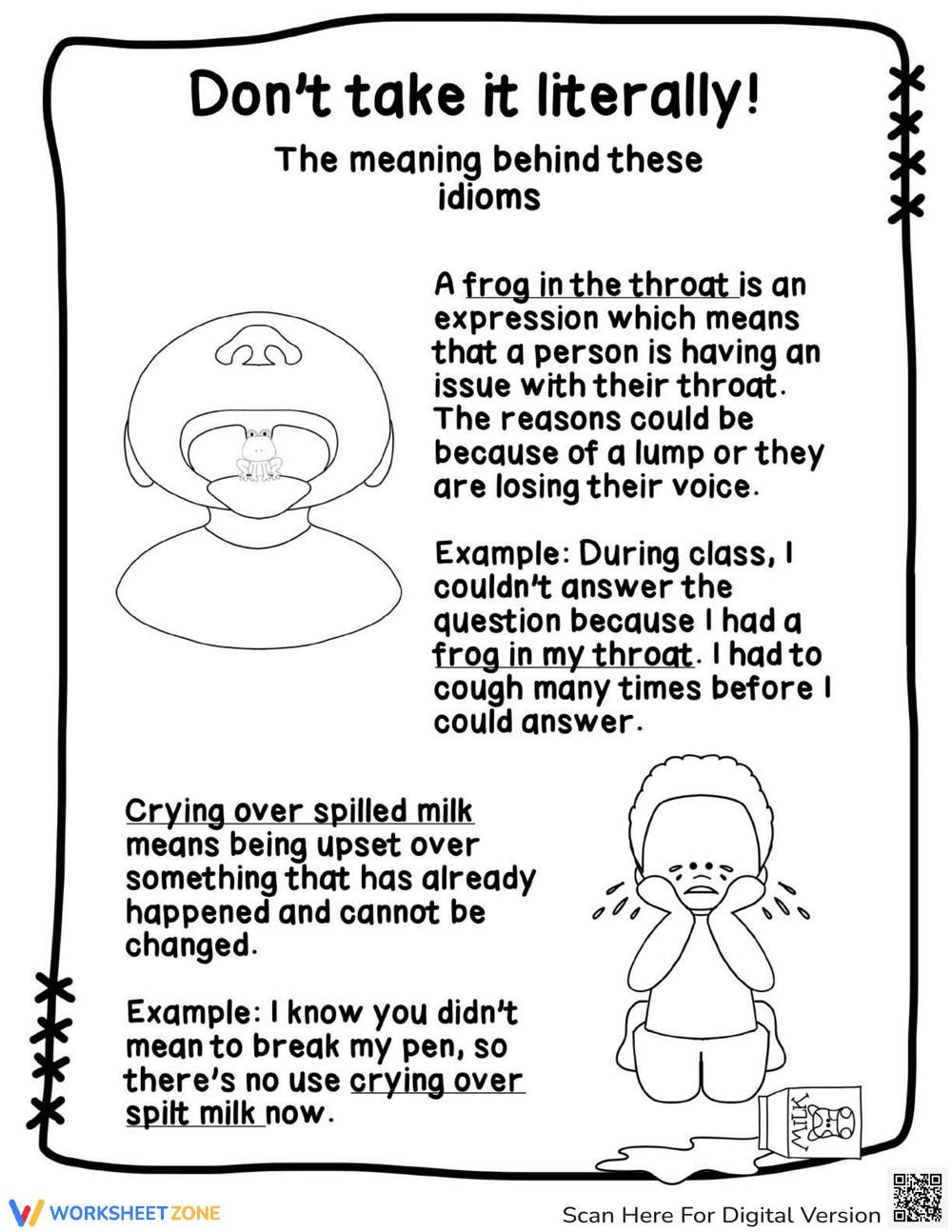 ESL Idioms Activities | Grade 3-6 Essential Printable - Page 3