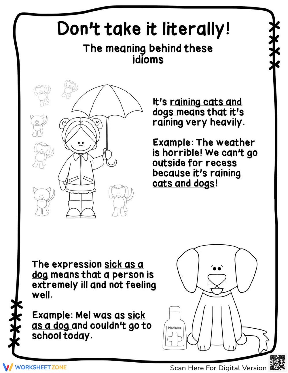 ESL Idioms Activities | Grade 3-6 Essential Printable - Page 7