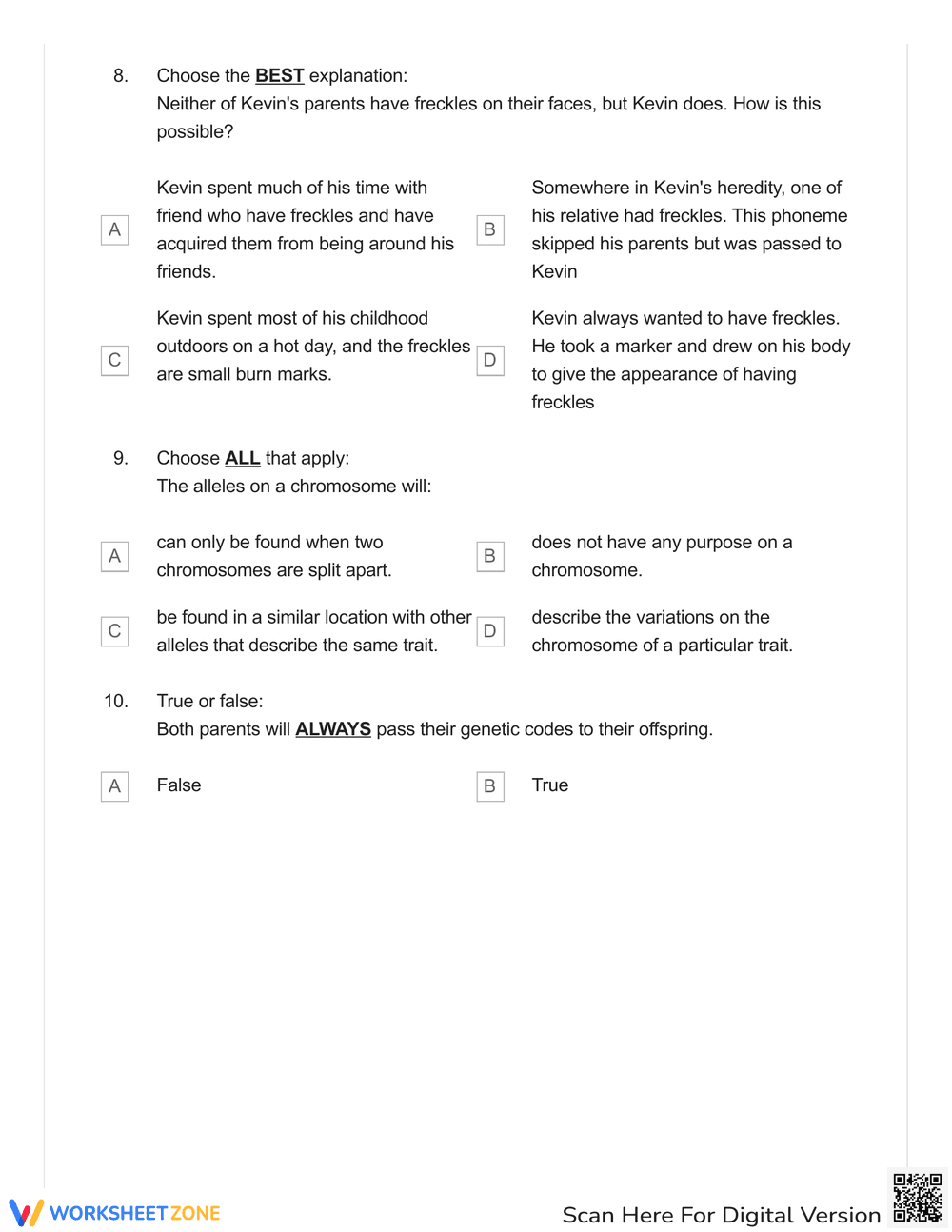 Reviewing Karyotypes - Page 3